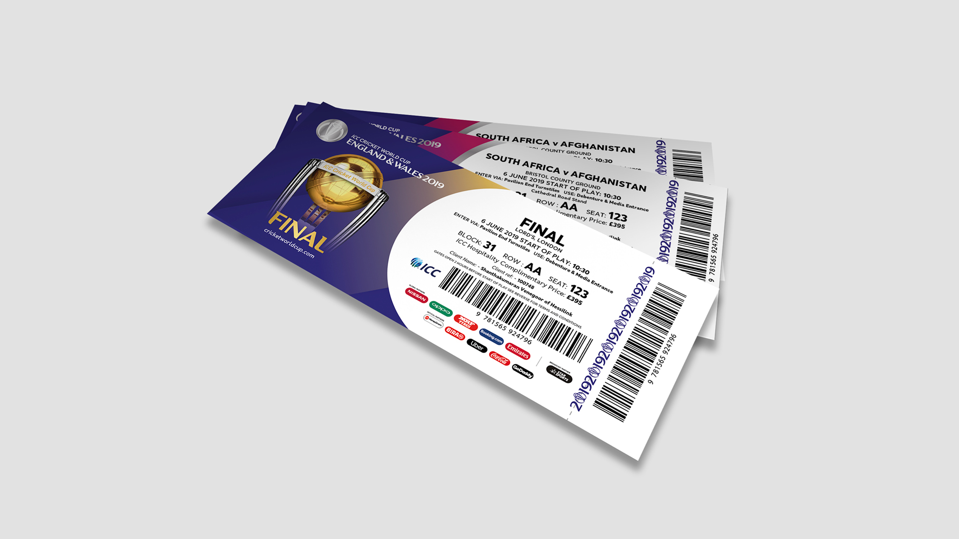 cricket world cup tickets